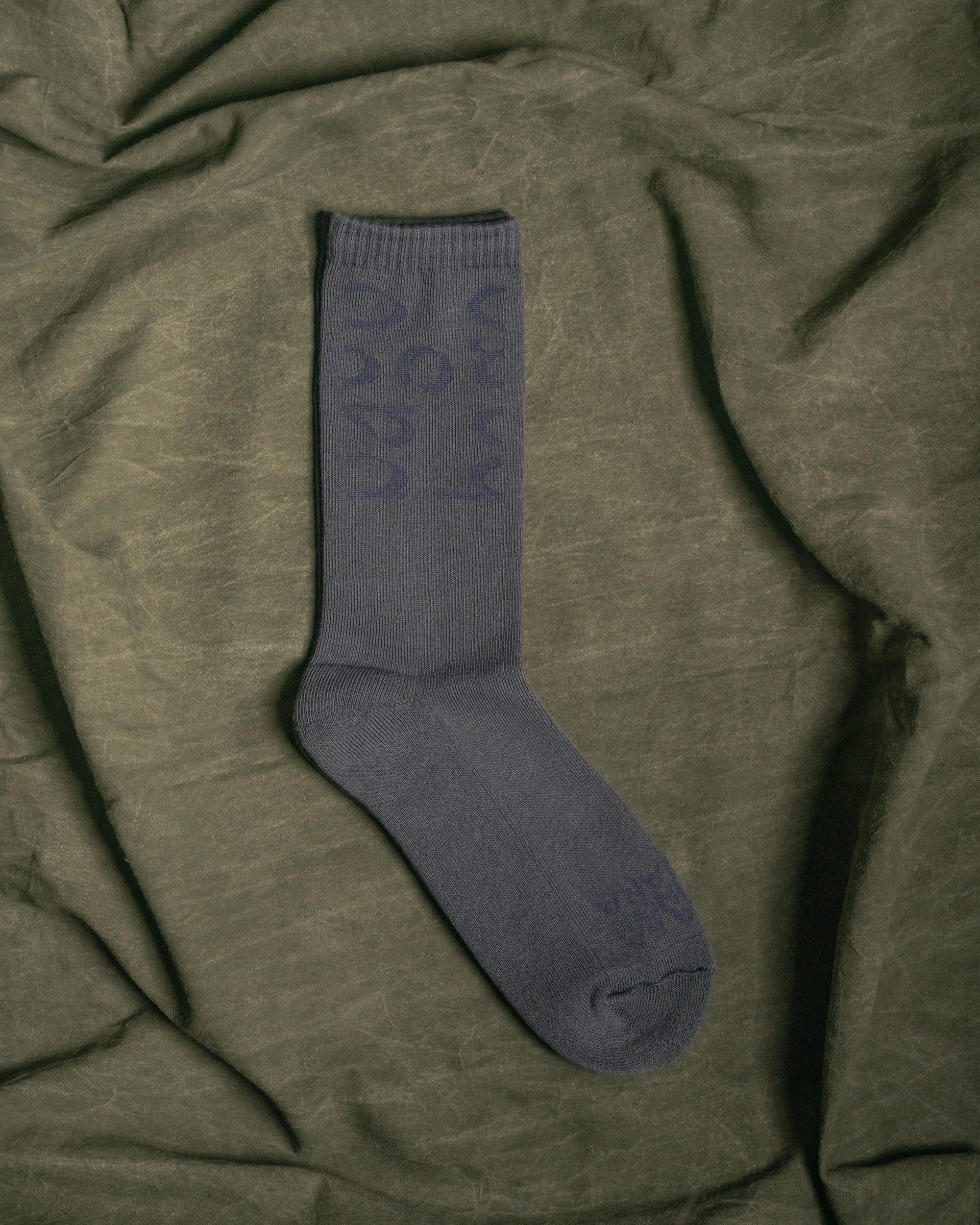 bago Box Logo Knitted Socks - Lilim Charcoal