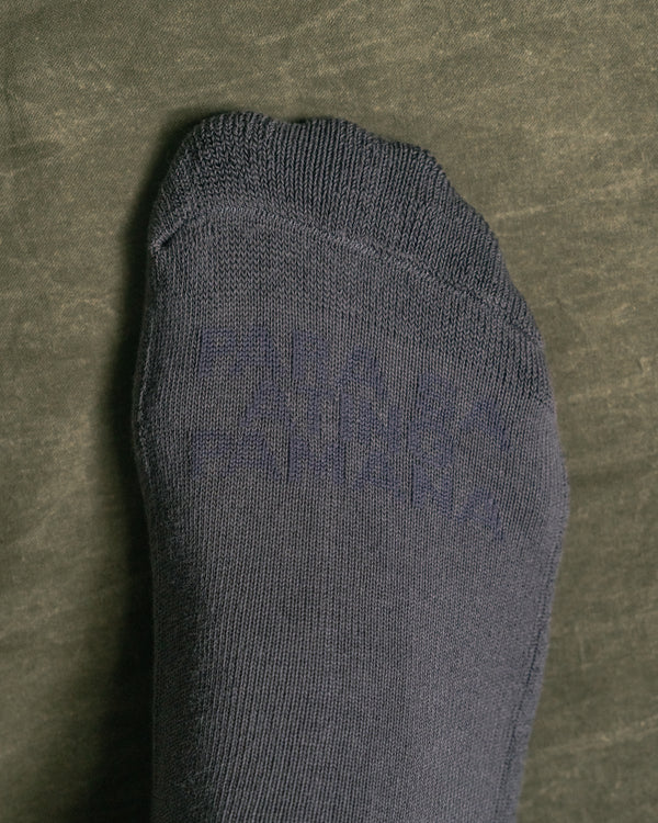 bago Box Logo Knitted Socks - Lilim Charcoal